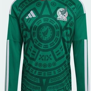 Adidas Mexico National Team World Cup Long Sleeve Jersey
